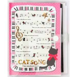  black cat photo album with musical notes Japan Toys 