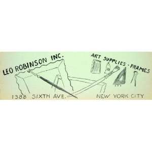  1954 Original Lithograph Hariette Forbes Oliver Art Leo 