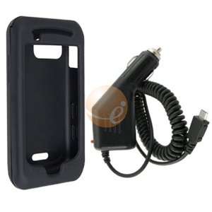   Skin Case for Samsung M900 Moment + Rapid Car Charger Electronics