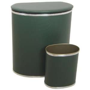  Bath Jewelry Hamper and Wastebasket Set (Green) (See 