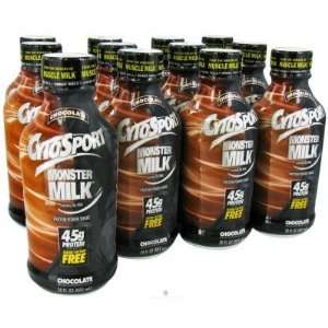  Cytosport  Monster Milk, Chocolate, 20oz (12 pack) Health 