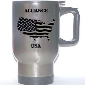    US Flag   Alliance, Ohio (OH) Stainless Steel Mug 