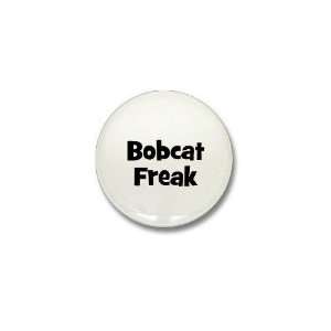  Bobcat Freak Animal Mini Button by  Patio, Lawn 
