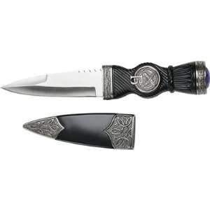 Scottish Dagger Black/ Silver