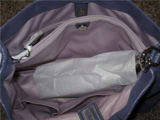   Leather Ashley Caryall Tote Purse Bag F15513 Iris Purple $398  