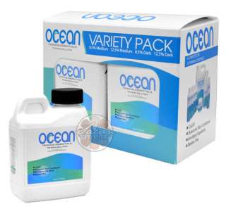 LOT 4 Bottles * OCEAN Tanning 8.5% 12.5% DHA Tan Solution Airbrush 