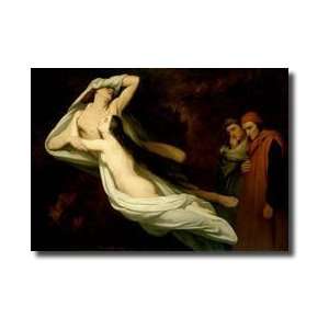  Francesca And Paolo 1854 Giclee Print