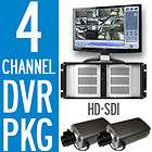 Channel DVR H.264 HD SDI Surveillance Camera Package 