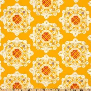  44 Wide Ty Pennington Impressions Delhi Yellow Fabric By 