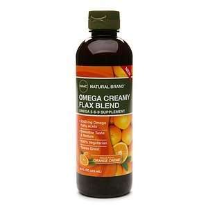   Omega Creamy Flax Blend Omega 3 6 9 Supplement, Orange Cream, 16 fl oz