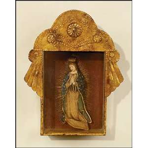  Our Lady of Guadalupe Concha Shadow Box 