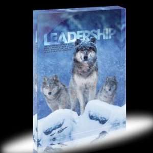  Successories Leadership Wolves Infinity Edge Acrylic 