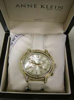 Anne Klein Diamond Accent Luxury Watch $195 New   