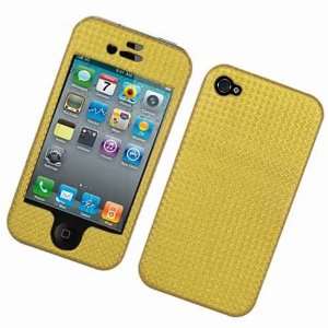  Gold Fabric Leather Snap on Hard Skin Shell Protector 