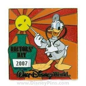 Donald Duck Doctors Day 2007 Limited Edition Disney Pin  