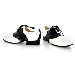  Party By Ellie Shoes Saddle (Black/White) Child Shoes / Black/White 