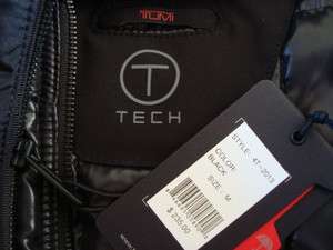 NWT$235 TUMI T TECH Hidden Zip & Hood Water Resistant Mens Jacket Sz 