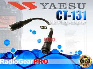 Yaesu CT 131 Microphone mic adapter for VX 8R CT131  
