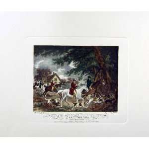  Fox Hunting Going Into Cover H/C Morland 1800 Print
