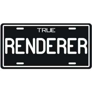  New  True Renderer  License Plate Occupations