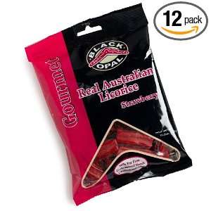 Black Opal Real Australian Traditional Strawberry Licorice, 10.6 Ounce 
