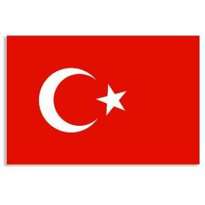  Turkey (Turkish) Flag Sticker 