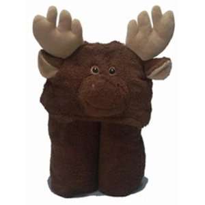  Personalized Big Moose Baby or Toddler Hooded Towel Buddy 