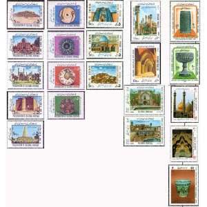  Persian Stamps Preservation of Cultural Heritage Complete 