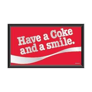   Cola Mirror   Have a Coke and a Smile GREAT GIFT FOR HIM BAR GAME ROOM