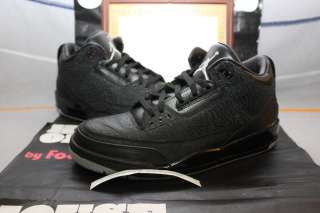 Nike Air Jordan 2011 Retro 3 III Black FLIP US Sz 13 14 w/ receipt 