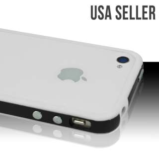 new iphone 4 4s case white black  price $ 3 95 shipping free 