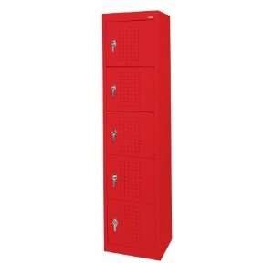  SANDUSKY/LEE Personal Storage Lockers   Red Office 