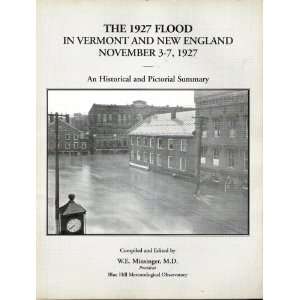 The 1927 flood in Vermont and New England, November 3 7, 1927 An 