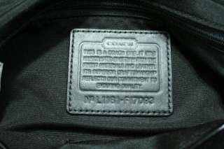 COACH SOHO Signature Flap Black/Grey Handbag NWT Purse  