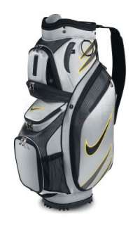 Nike Golf M9 Mid Tier Cart Bag Silver Yellow New  