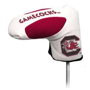South Carolina Gamecocks White Synthetic Leather Putter Headcover 