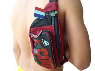 Le Coq Sportif Fanny Waist Pack Shoulder Bag Versatile Red/Black 