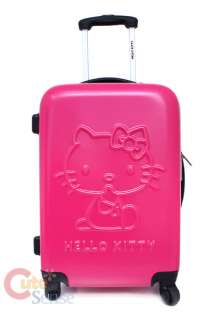 Sanrio Hello Kitty Trolley Bag Emblms Luggage Pink 2