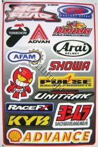 mini bike moto racing pocket rocket sticker kit decal x  