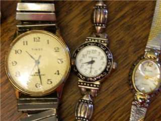 HUGH Vintage  WATCH Parts + LOT Elgin/Waltham/Timex/Advance/Westclox 