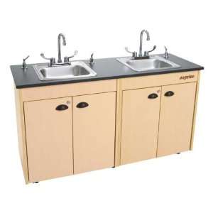    Portable Preschool Hand Washing Station Two Sinks