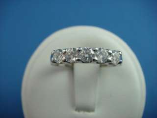  GOLD 0.70 CT. DIAMOND WEDDING ANNIVERSARY RING SHARED PRONGS  