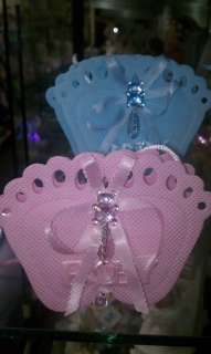 BABY SHOWER BABY BLUE FEET DECORATION PARTY FAVOR SB 309 NEW  