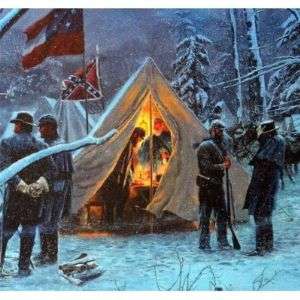 Strategy in the Snow   Mort Kunstler   Stonewall Jackson & Robert E 
