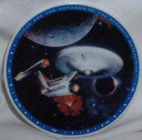 Star Trek ENTERPRISE Porcelain Mini PLATE w/Easel  