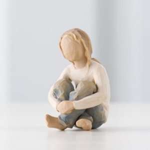   Child The Roses in My Garden Figurines by Willow Tree