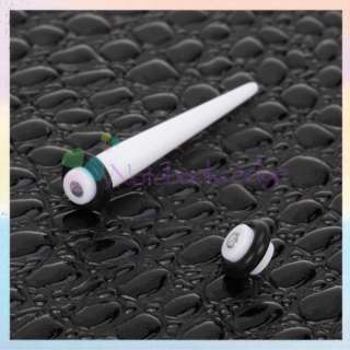 Pair 4 Colors Magnetic Fake Cheater Ear Taper Expander Stretcher 