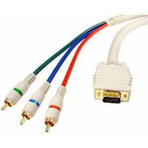 Cables Unlimited PCM 2330 25 25 Feet VGA to Component RCA Video Cables 