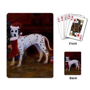   Violano Playing Cards Dalmatian Dog Christmas
