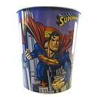 superman 10 metal trash can by the tin box company